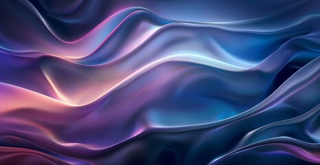 Obraz premium Abstract Wavy Texture with Blue and Pink Hues