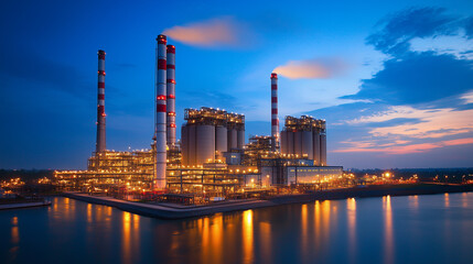 Fototapeta premium Power plant industry