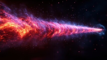 Obraz premium Cosmic Stream of Light and Energy