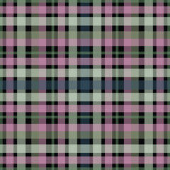 Black, white and orange set vector seamless check plaids pattern.