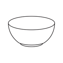 minimalist bowl icon