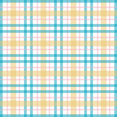 Black, white and orange set vector seamless check plaids pattern.
