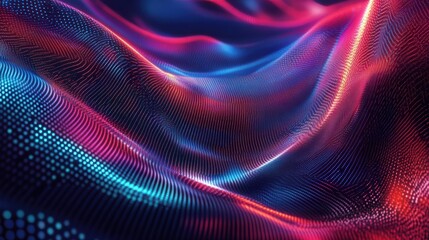 Vibrant abstract tech patterns: futuristic digital backdrop in high resolution