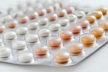  Pack of Birth Control Pills on a Clean, White Background emphasizes the importance of daily usage and careful planning for effective contraception