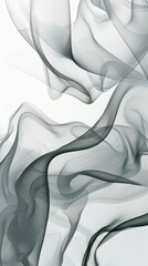 Obraz premium Abstract grey background with smooth lines 