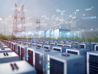 Decentralized Smart Grid with Distributed Energy Storage Units Across an Urban Cityscape