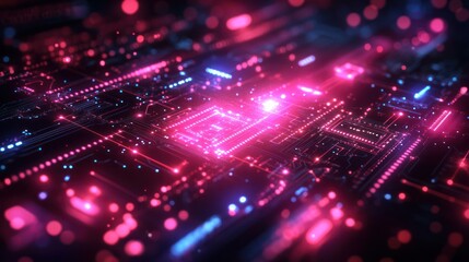 Obraz premium Circuit Board Abstract