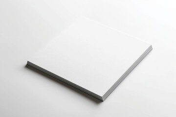 Paper A4 Mockup on White Background created with Generative AI