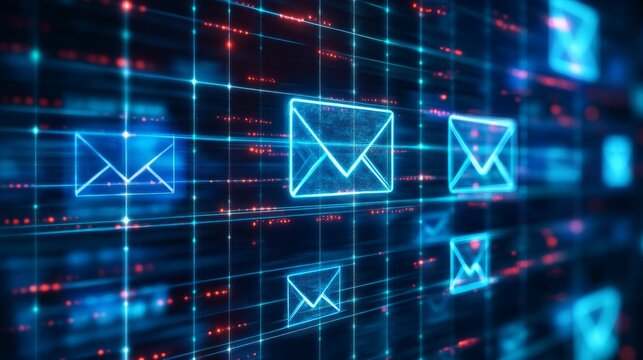 Futuristic Email Communication Network