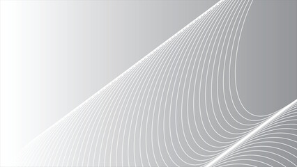 Grey abstract background with curve stripes line for backdrop or presentation