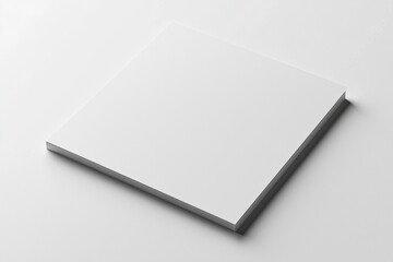 Paper A4 Mockup on White Background created with Generative AI
