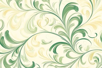 Seamless wallpaper with floral ornament with leafs and flowers for vintage design, 