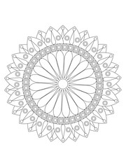 Flower coloring pages for kids