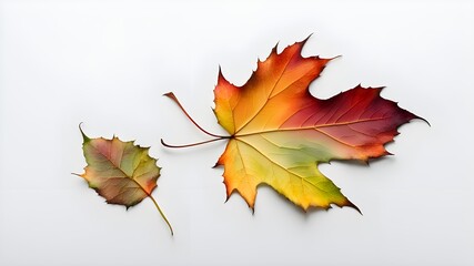 multicolored fallen leaf