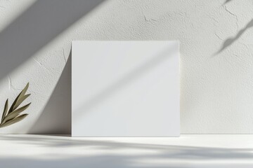 Paper A4 Mockup on White Background created with Generative AI