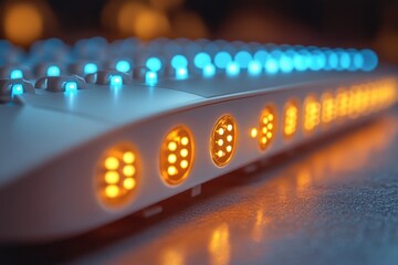 Illuminated Keyboard with RGB Lighting
