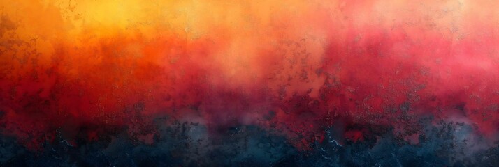Rough Noisy Background in Grunge Red Pink Yellow Color, for Poster or Banner. Abstract Texture Gradient Background