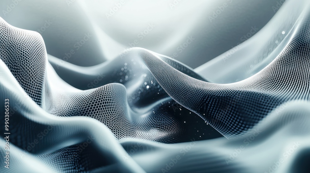 Poster modern digital abstract 3d background. copy space. based on generative ai