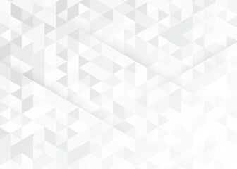 White background triangle patterns, White triangle geometric pattern background, Geometric background, Abstract geometric background. Vector 3d illustration. Triangle or pyramid white shapes.