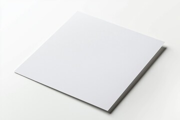 Paper A4 Mockup on White Background created with Generative AI