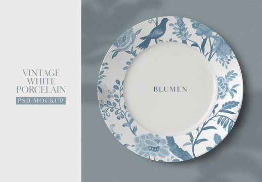 Flatlay Plate Mockup