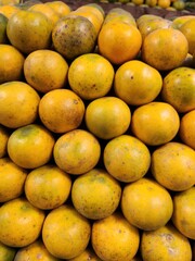 Fresh orange fruit  health food