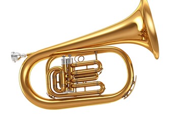 Double French Horn isolated