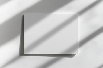 Paper A4 Mockup on White Background created with Generative AI