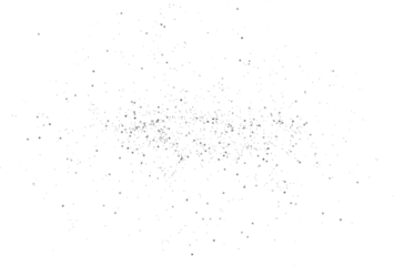 White Silver Isolated Glitter Dust. Festive Confetti Background. Greeting Design. Congratulations Card