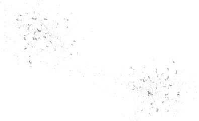 White Silver Falling Foil Confetti with Glitter Dust. Festive Background. Greeting Design. Congratulations Card
