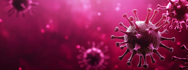 Obraz premium Virus Close Up.