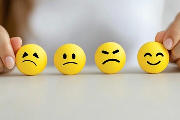 Naklejka premium Emojis & Moods.