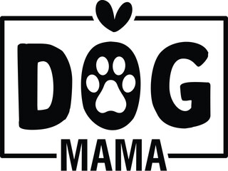 Naklejka premium Dog Mama