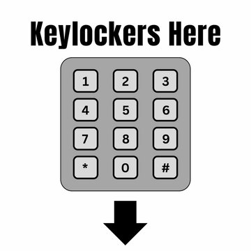 Keylocker dialpad keypad illustration vector image jpeg black and white greyscale