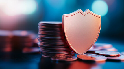 Shield protecting digital assets and wealth