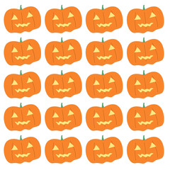 PUMPKIN HEADS DESIGN PATTERN TEXTURE WALLART