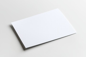 Paper A4 Mockup on White Background created with Generative AI