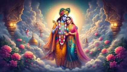 Radha, Krishna, God, Krishna,  art, temple, Asia, religion, god, ancient, face, culture, Hindu, India