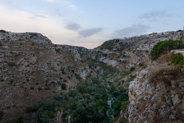 Matera in Puglia, Italy, Cityscape