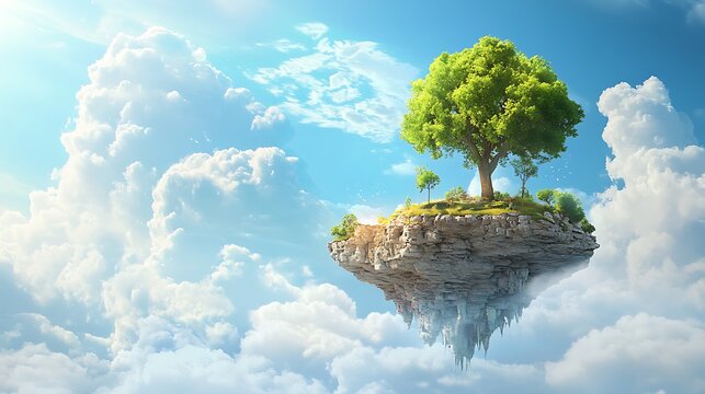 Floating Castle in the Clouds