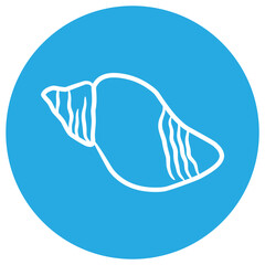 Sea shell logo concept