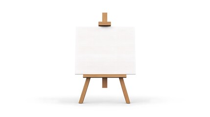 Blank Canvas on an Easel