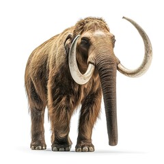 Obraz premium A mammoth isolated on white background