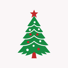  Christmases Tree Art Festival Illustration silhouette Vector