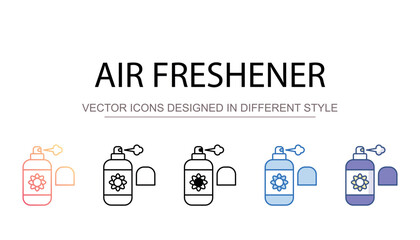 Air freshener icon design with white background stock illustration