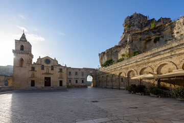 Fototapeta premium Matera in Puglia, Italy, Cityscape