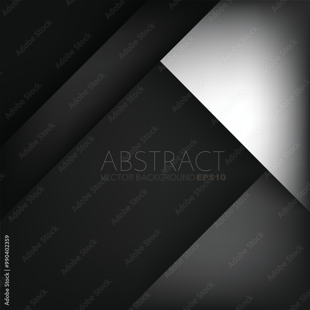 Fototapete graphic geometric triangle overlap vector layer background for text and message design