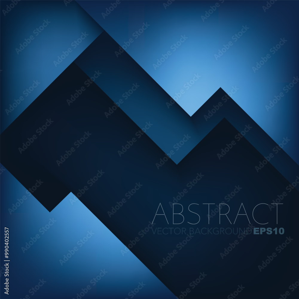 Fototapete graphic geometric triangle overlap vector layer background for text and message design