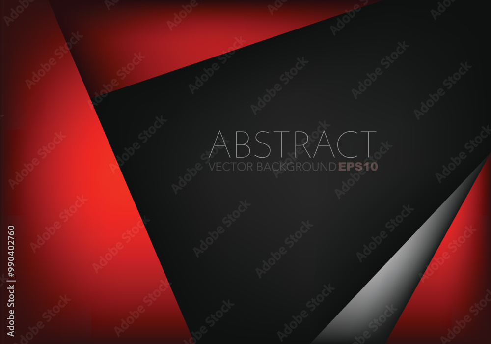 Fototapete graphic geometric triangle overlap vector layer background for text and message design