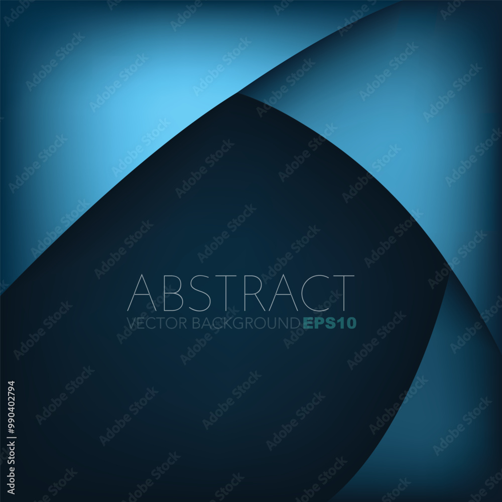 Fototapete graphic vector curve line overlap background for text and message design